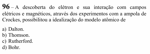 Enunciado da questão 96 de Física do EEAR 2022 (CFS 1)