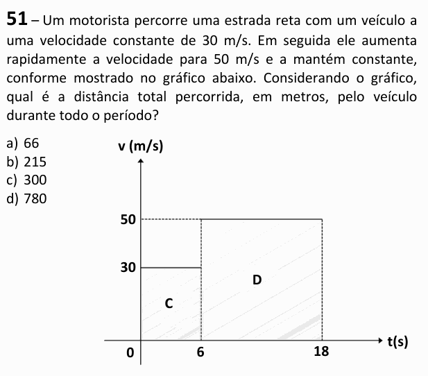 Enunciado da questão 51 de Física do EEAR 2026 (CFS 2)