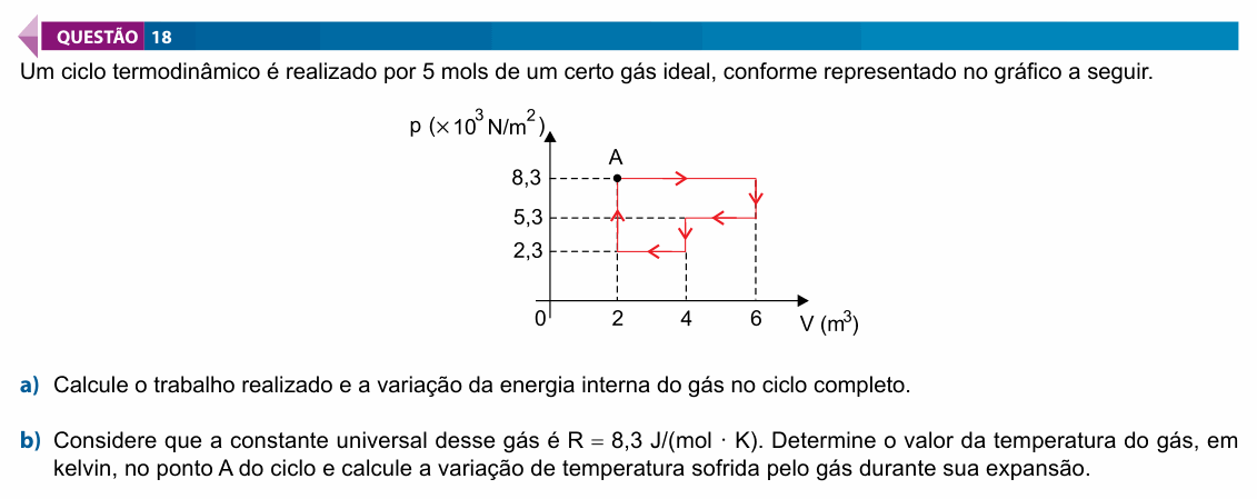 Enunciado da questão 18 de Física do FAMECA 2021 (2º dia)