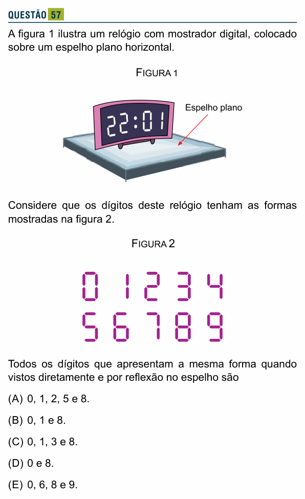 Enunciado da questão 57 de Física do Santa Marcelina 2026