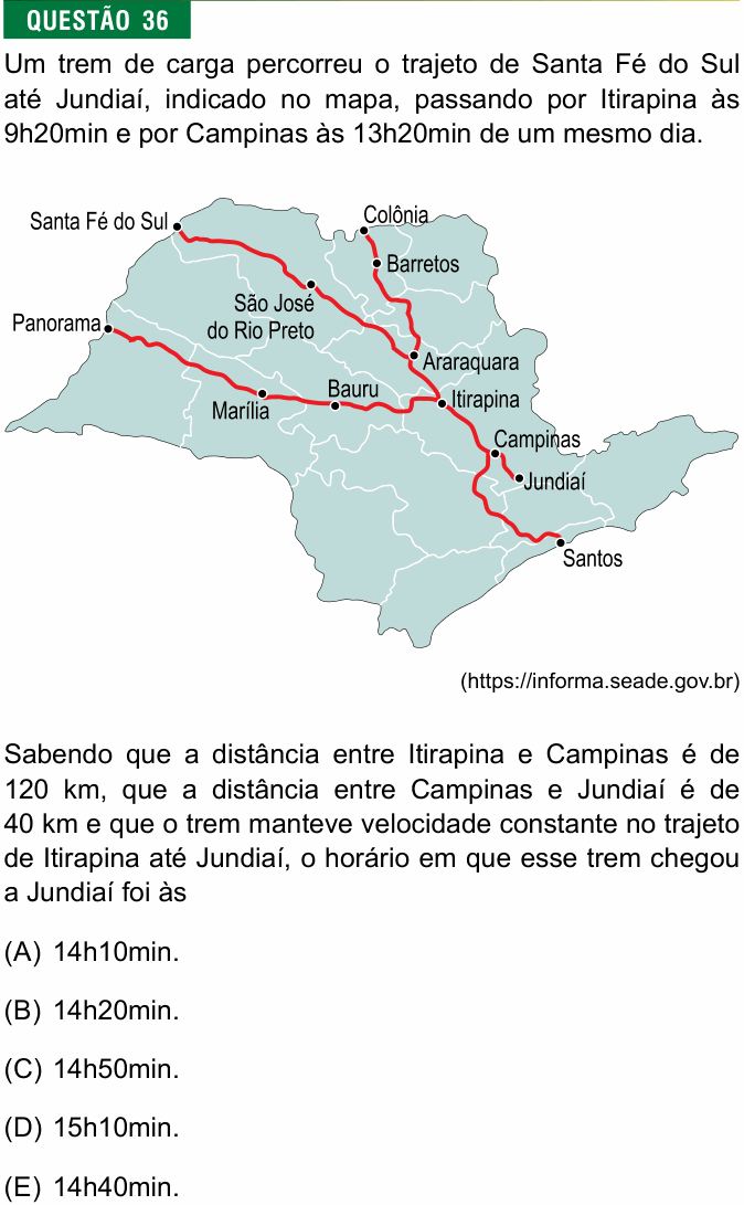 Enunciado da questão 36 de Física do FMJ 2025