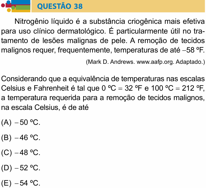 Enunciado da questão 38 de Física do Humanitas 2025 (2º semestre)