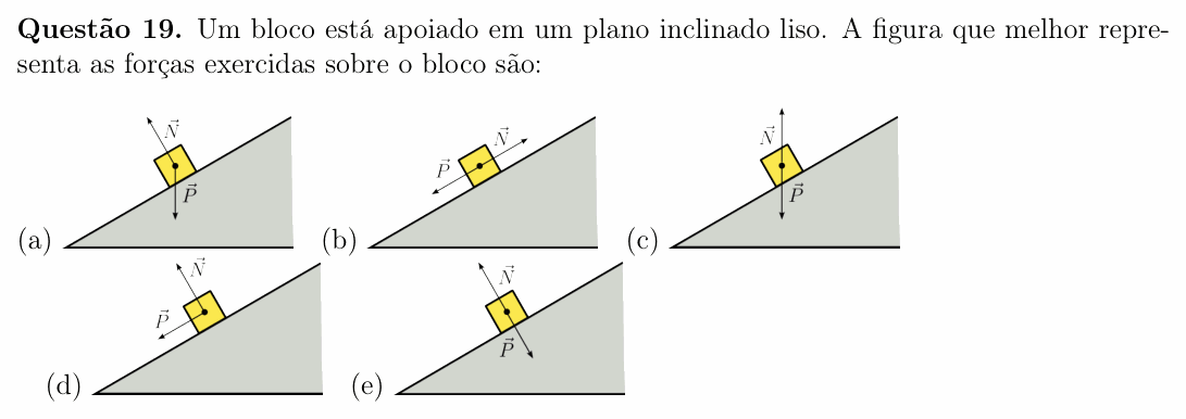 Enunciado da questão 19 de Física do OBF 2025 (1ª fase, Nível I)