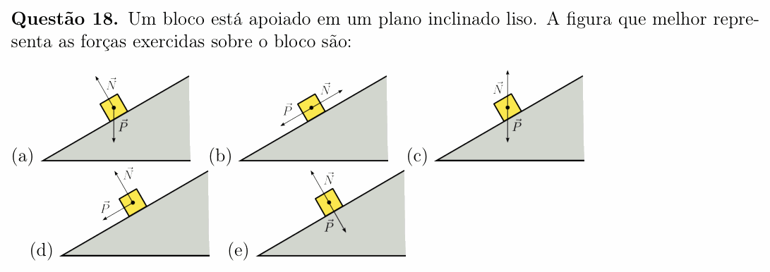 Enunciado da questão 18 de Física do OBF 2025 (1ª fase, Nível II)