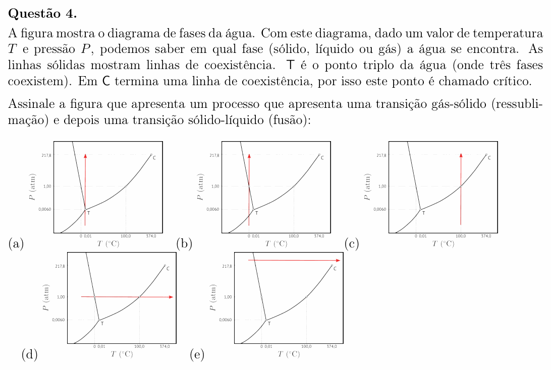 Enunciado da questão 4 de Física do OBF 2025 (1ª fase, Nível III)