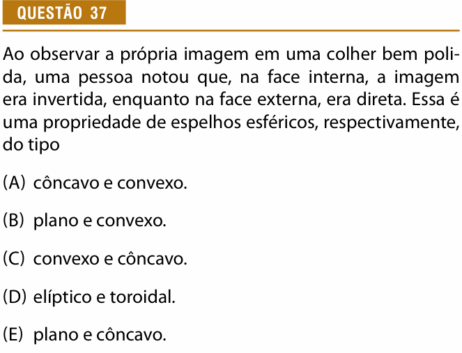 Enunciado da questão 37 de Física do Provão Paulista 2023 (2ª série, 2ª aplicação)