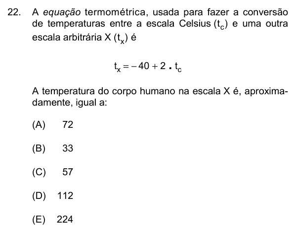 Enunciado da questão 22 de Física do PUC-Campinas 2014