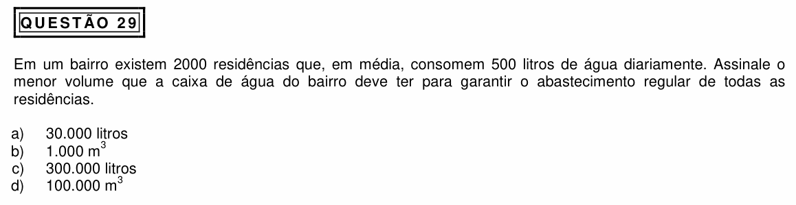 Enunciado da questão 29 de Física do PUC Minas 2015 (2º semestre, Física I)