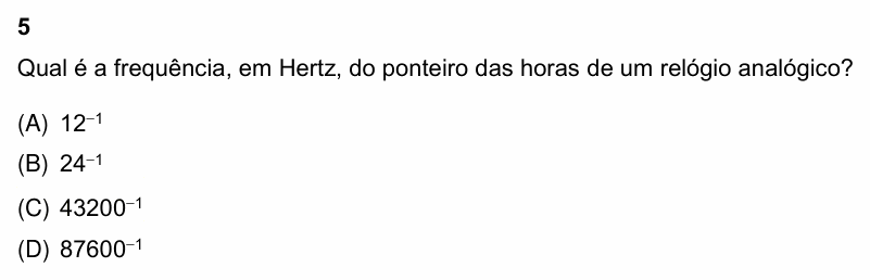 Enunciado da questão 5 de Física do PUC-Rio 2022 (Grupos 1 e 3)