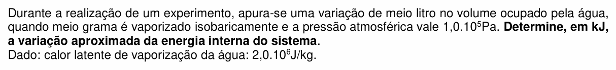 Enunciado da questão 7 de Física do PUC-SP 2021 (Parte B)