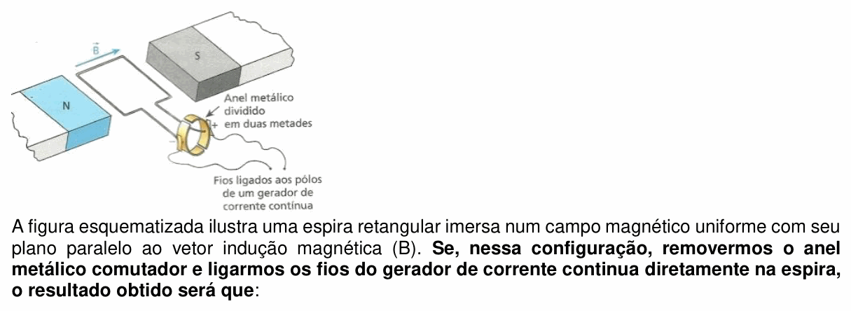 Enunciado da questão 6 de Física do PUC-SP 2022 (Parte B)