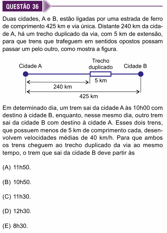Enunciado da questão 36 de Física do Sírio-Libanês 2027
