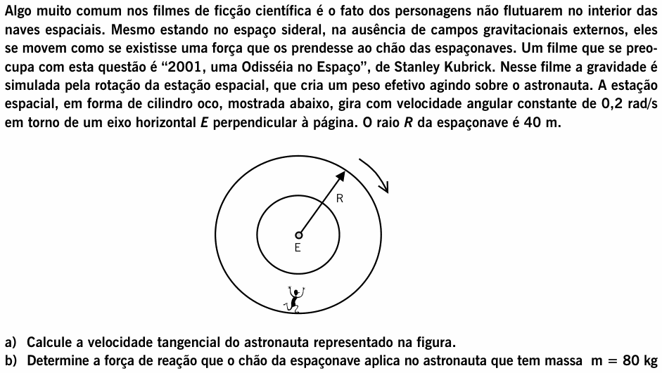 Enunciado da questão 9 de Física do UNICAMP 2000 (2ª fase)