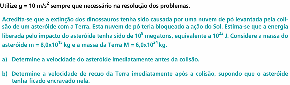 Enunciado da questão 6 de Física do UNICAMP 2001 (2ª fase)