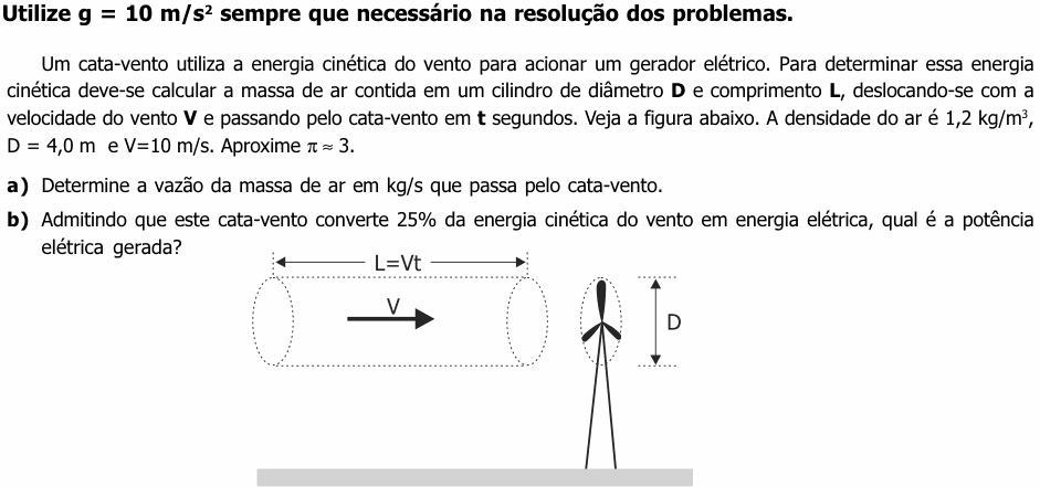 Enunciado da questão 5 de Física do UNICAMP 2002 (2ª fase)