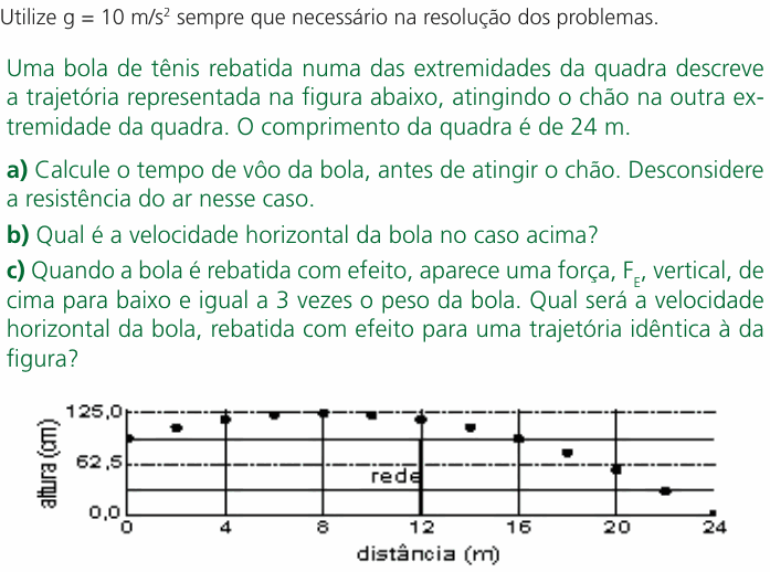 Enunciado da questão 3 de Física do UNICAMP 2004 (2ª fase)