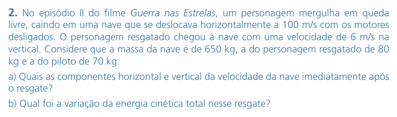 Enunciado da questão 2 de Física do UNICAMP 2005 (2ª fase)