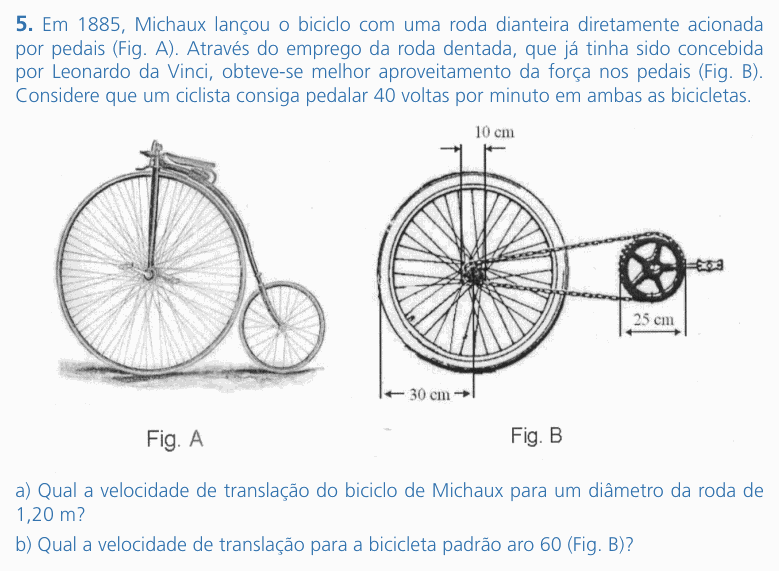 Enunciado da questão 5 de Física do UNICAMP 2005 (2ª fase)