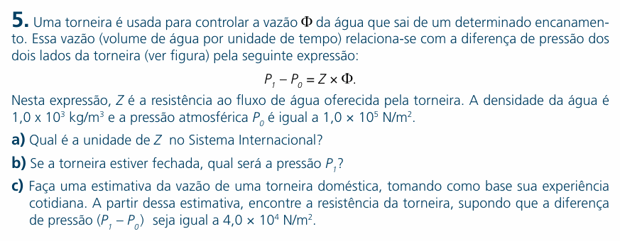 Enunciado da questão 5 de Física do UNICAMP 2007 (2ª fase)
