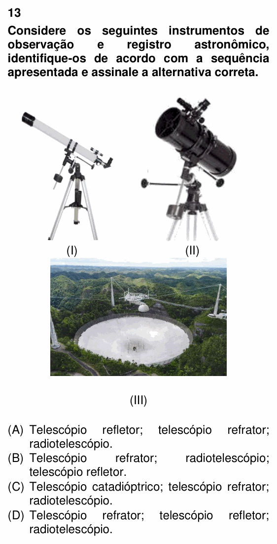 Enunciado da questão 13 de Física do UEMG 2022