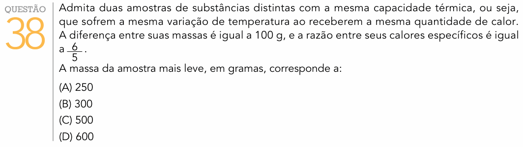 Enunciado da questão 38 de Física do UERJ 2016 (2º Exame de Qualificação)
