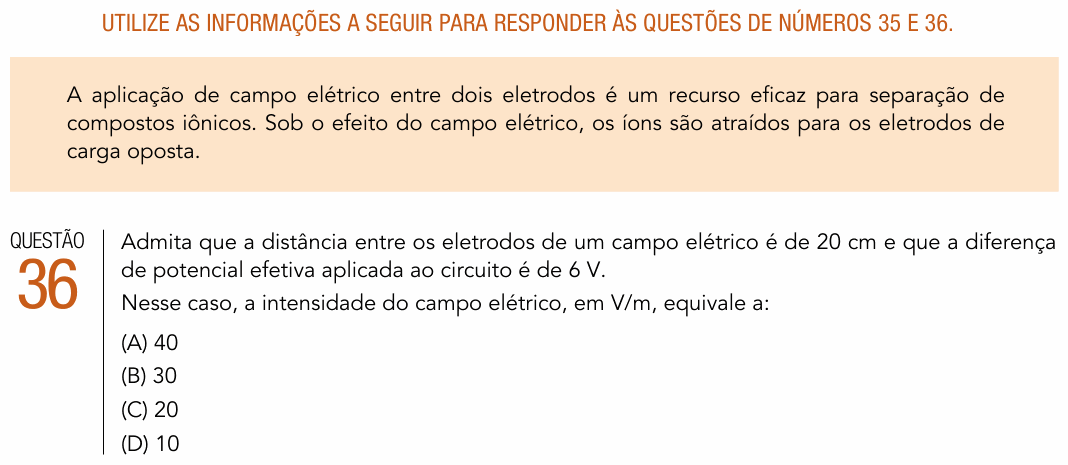 Enunciado da questão 36 de Física do UERJ 2017 (1º Exame de Qualificação)