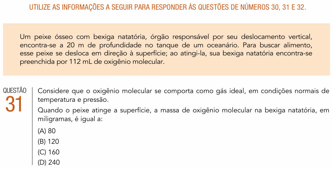 Enunciado da questão 31 de Física do UERJ 2017 (2º Exame de Qualificação)