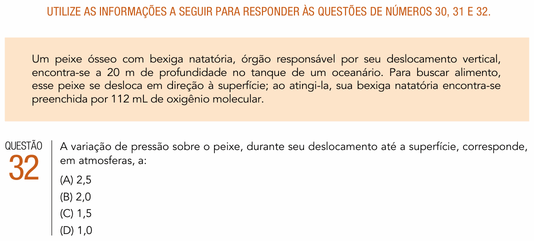 Enunciado da questão 32 de Física do UERJ 2017 (2º Exame de Qualificação)