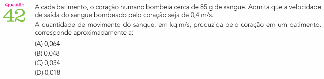 Enunciado da questão 42 de Física do UERJ 2025 (1º Exame de Qualificação)