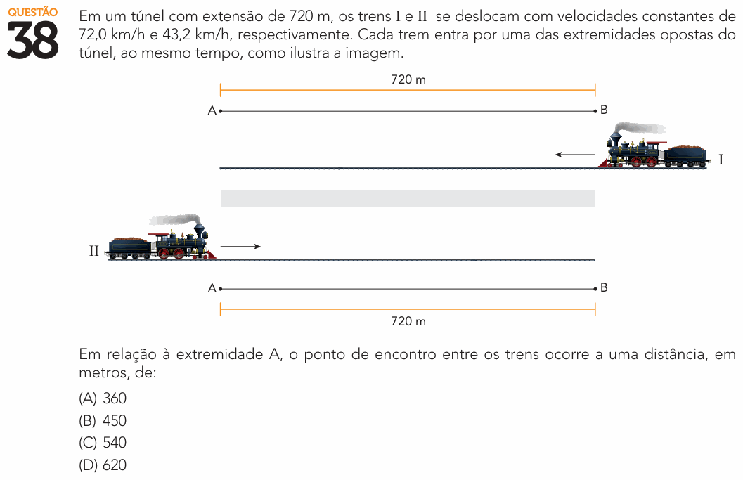 Enunciado da questão 38 de Física do UERJ 2026 (1º Exame de Qualificação)