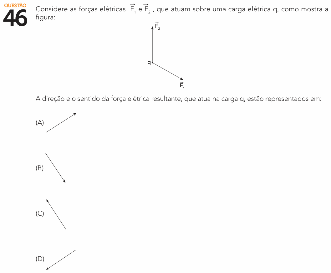 Enunciado da questão 46 de Física do UERJ 2026 (1º Exame de Qualificação)