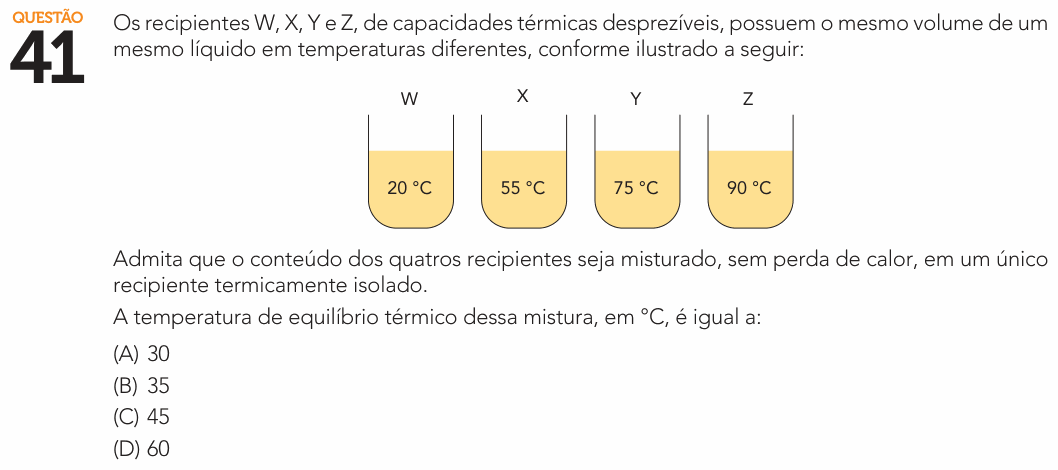 Enunciado da questão 41 de Física do UERJ 2026 (2º Exame de Qualificação)