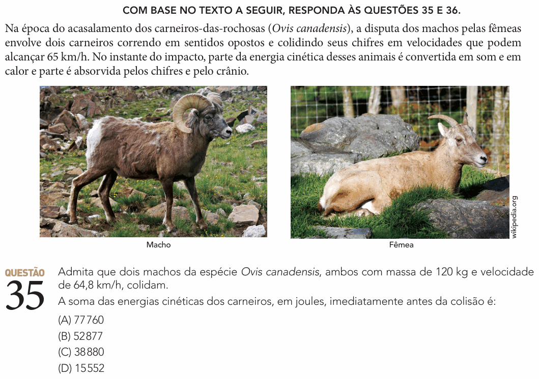 Enunciado da questão 35 de Física do UERJ 2027 (1º Exame de Qualificação)