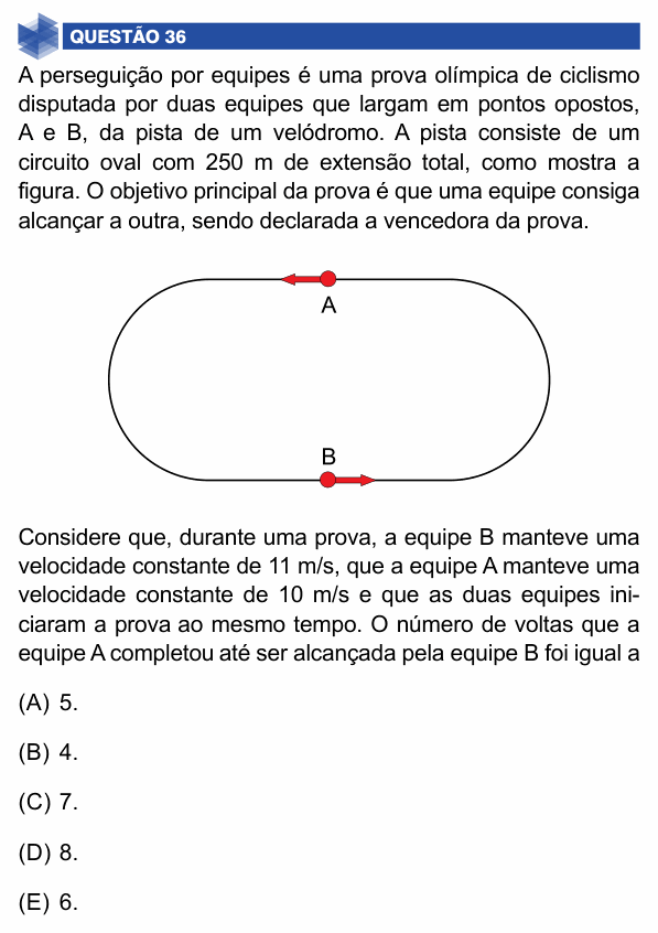Enunciado da questão 36 de Física do UNIFIMES 2025 (Mineiros, 1º semestre)