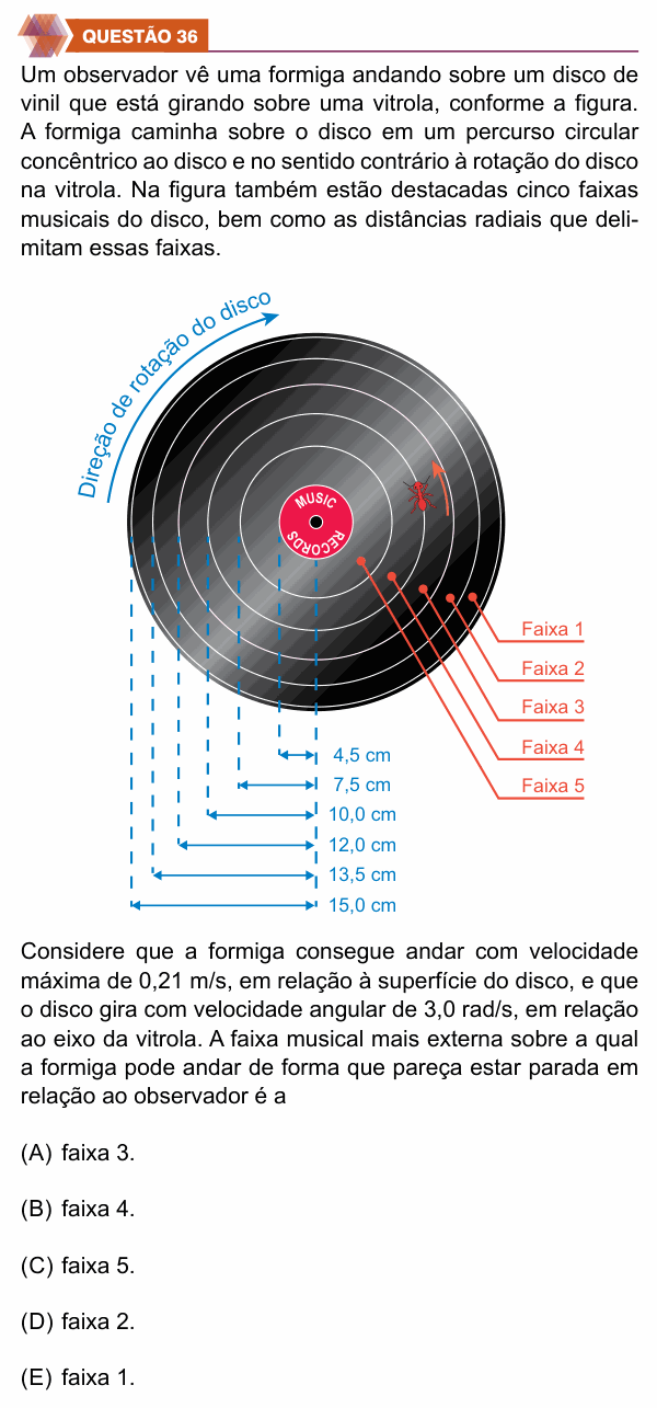 Enunciado da questão 36 de Física do UNIFIMES 2026 (Trindade, 1º semestre)