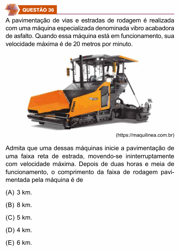 Enunciado da questão 36 de Física do UNIFIMES 2027 (Trindade, 1º semestre)